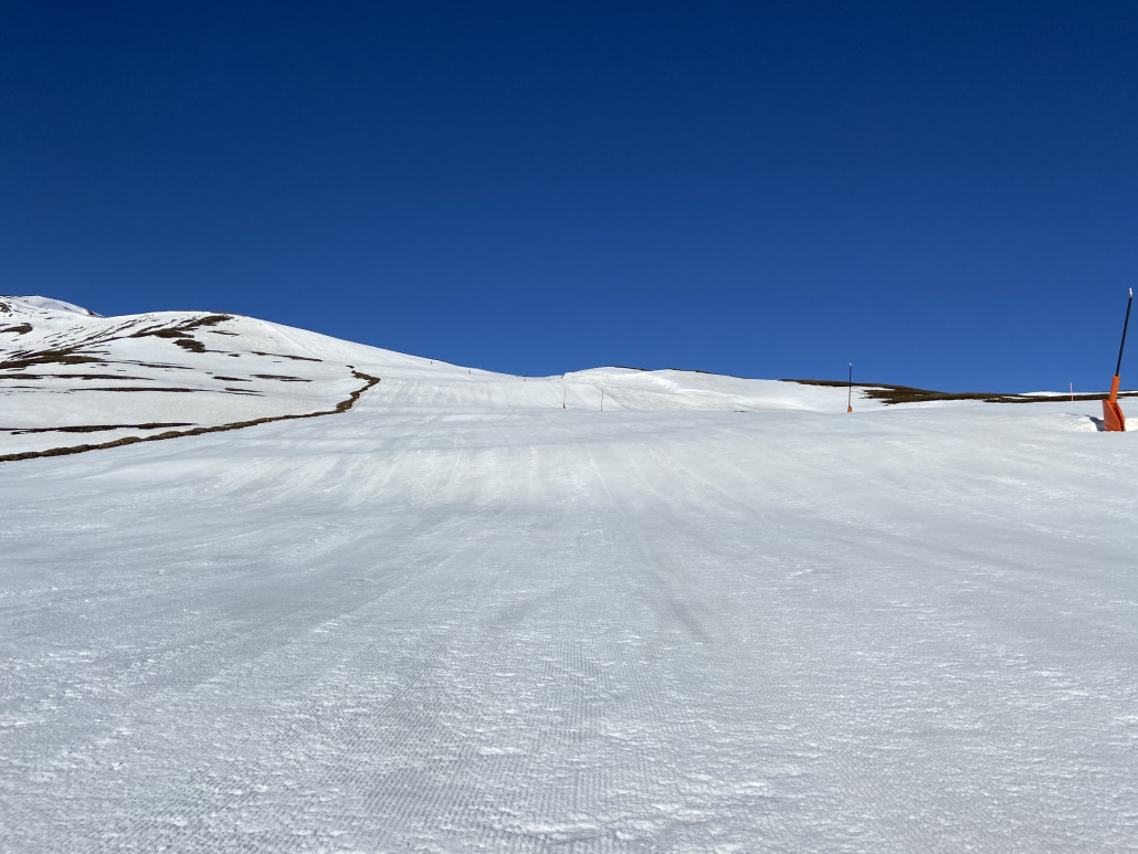 Bild zeigt nur einen Teil der Piste