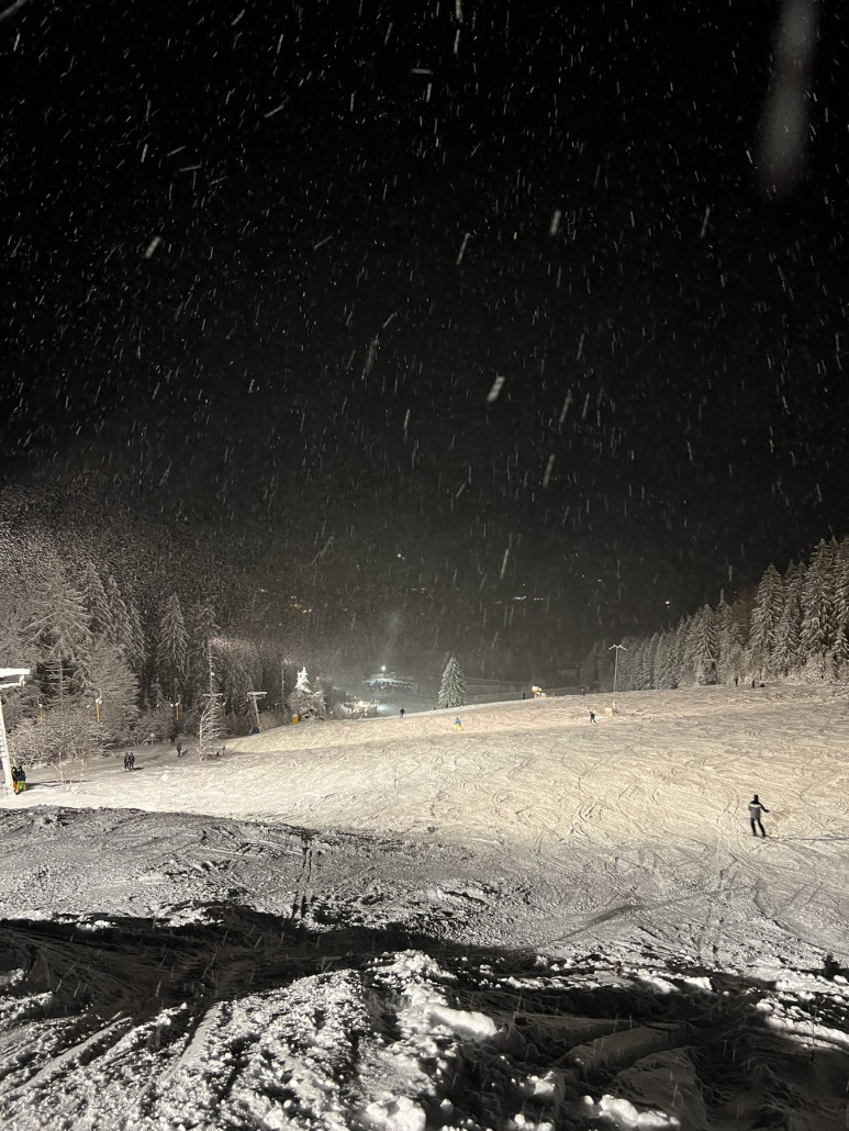 Das erste Mal oben…