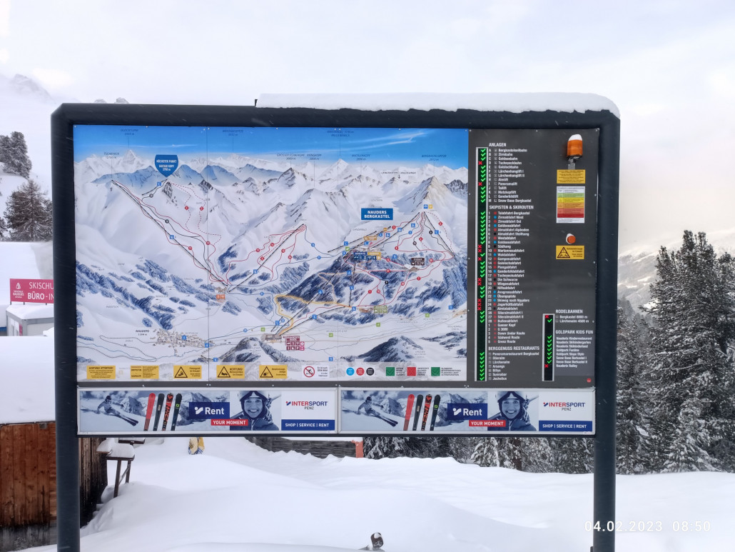 Später auch noch Zirmbahn und Almlift zu