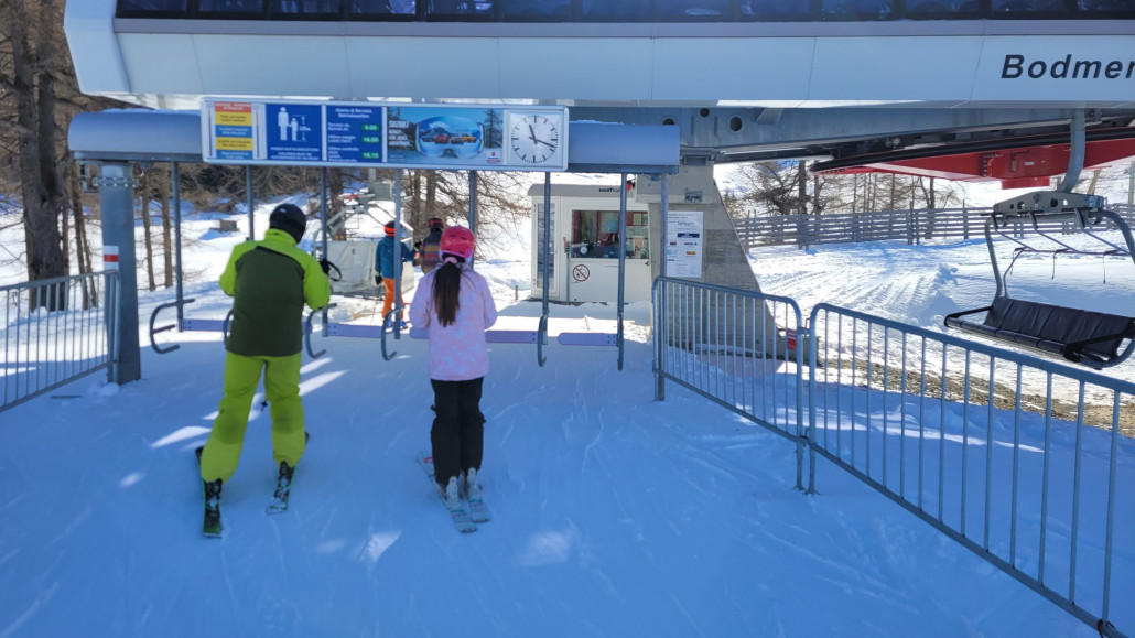 Andrang am 6er Sessel zum 11h-Peak