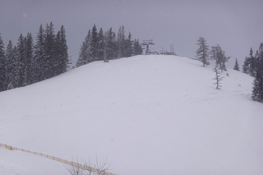 Bergstation des Sesselliftes
