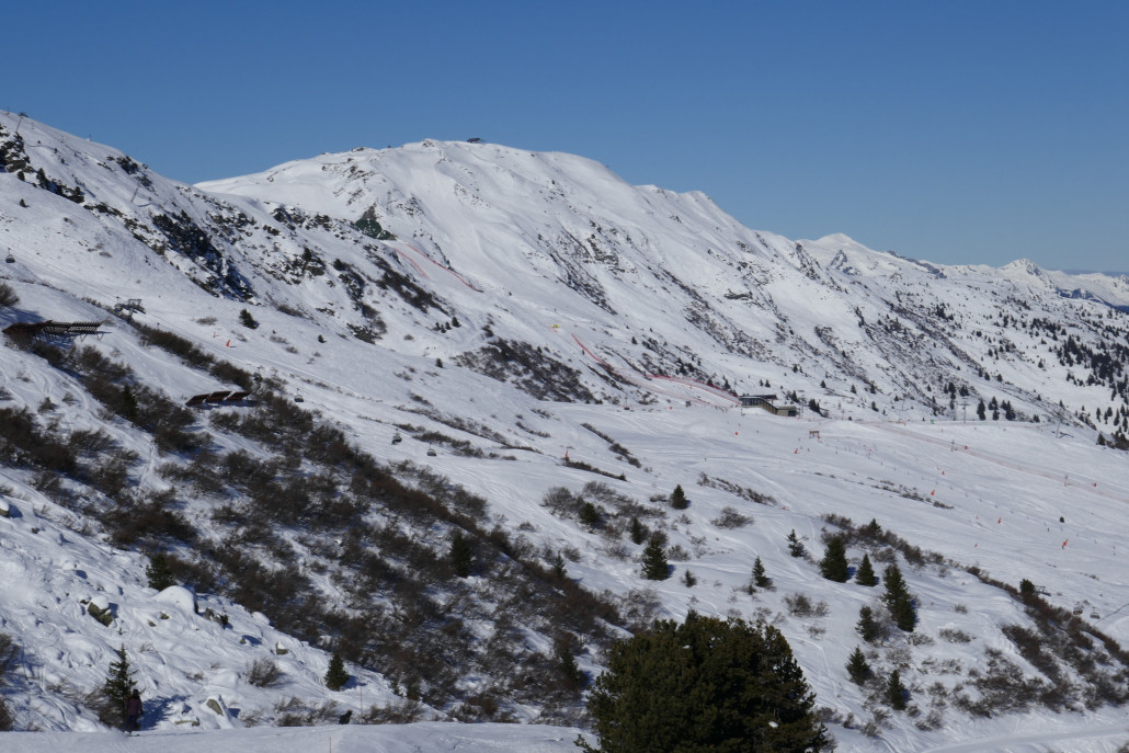 Pisten oben Meribel