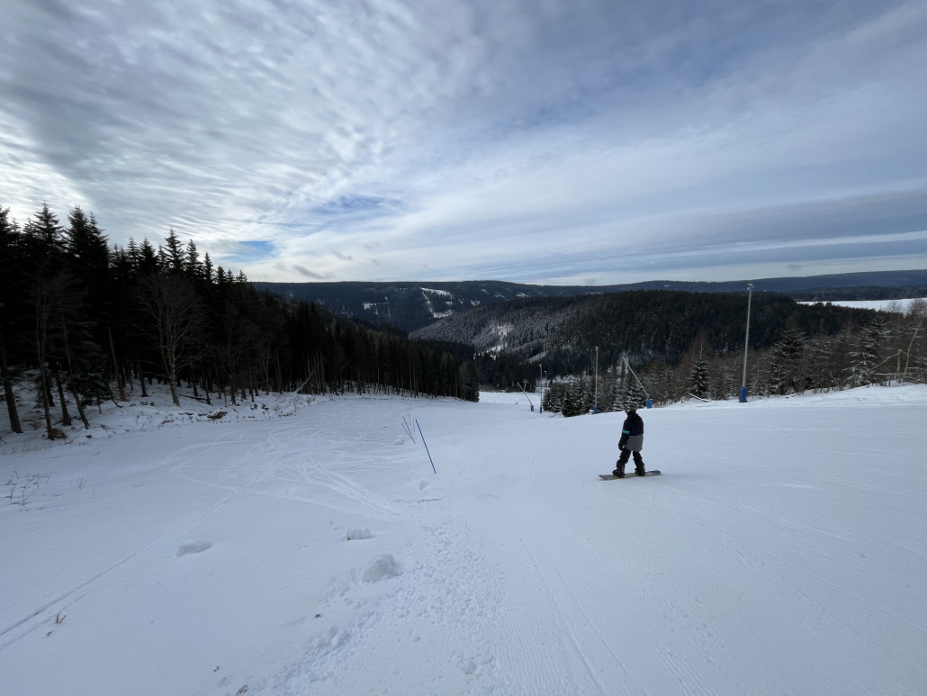 Im unteren Teil der "Aida" fehlte dann etwa 1/3 der Fläche, aber voll wurde es trotzdem nicht