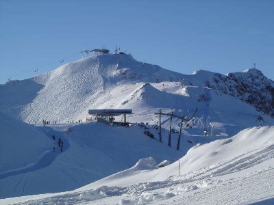 Blick Richtung Idjoch/Greitspitze. Wie man sieht ist die 72a nicht markiert und präpariert