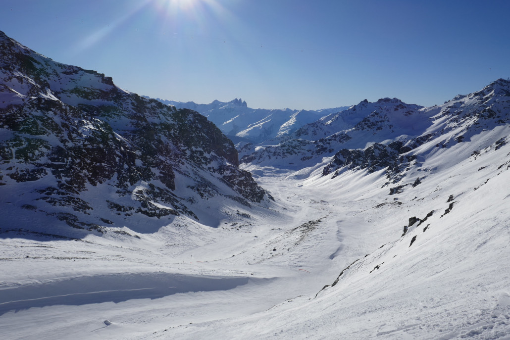 Mein persönliches Highlight an dem Tag: Lory Piste in Orelle. Die war im Dezember noch zu.
