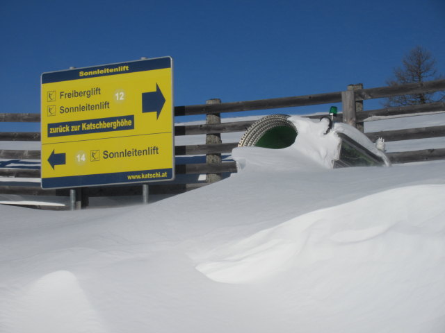 bei der Bergstation des 2-SL Sonnleiten