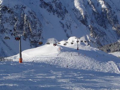 oberes Drittel der Höllspitzbahn