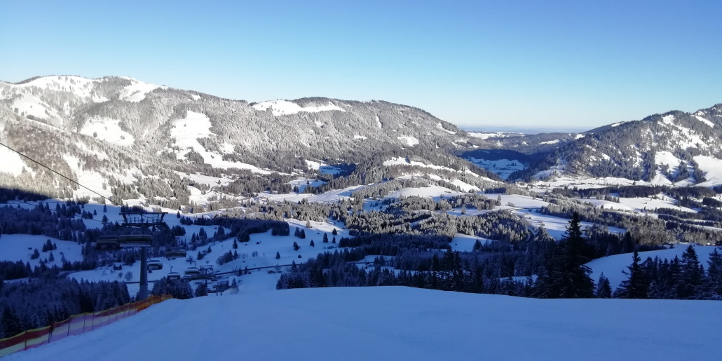 Kühgundabfahrt mit Winterwonderland
