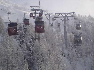 Fimbabahn + Silvrettabahn Richtung Idalp