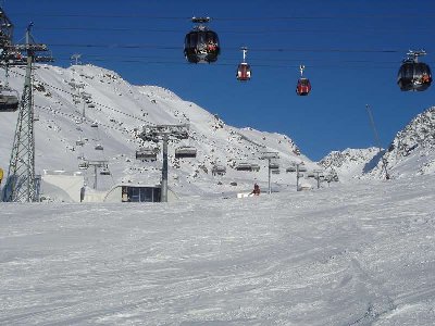 Liftkreuzungen: Silvrettabahn, Fimbabahn, Gratbahn, Nachtweidebahn