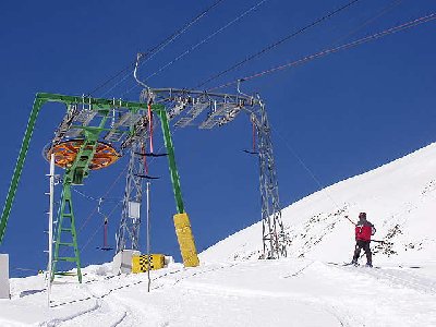 Bergstation Milezlifte. Laufen diesen Wnter zum letzten mal
