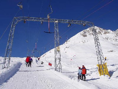 Strecke des Doppellifts.