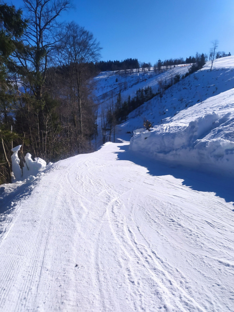 Mittlerer Teil des Ziehweges zur Hasenhütte