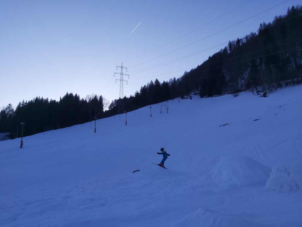 Der Lift wird von den Kindern rege benutzt.