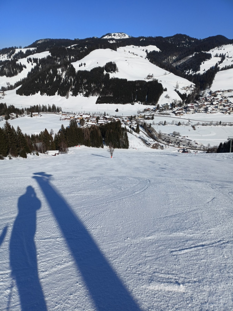 In Zöblen freie Fahrt bei top Bedingungen