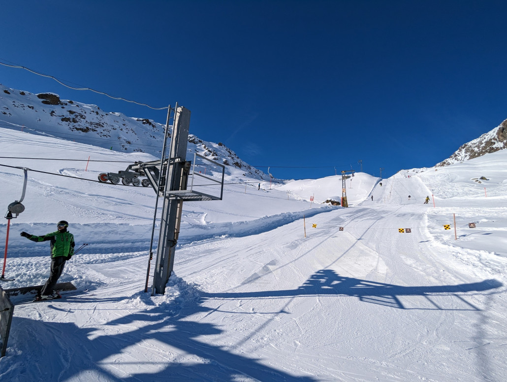 Madrisa Lift läuft endlich seit einen paar Tagen