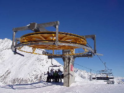 4SB Pass Tiarms Bergstation als Starre Umlenkung