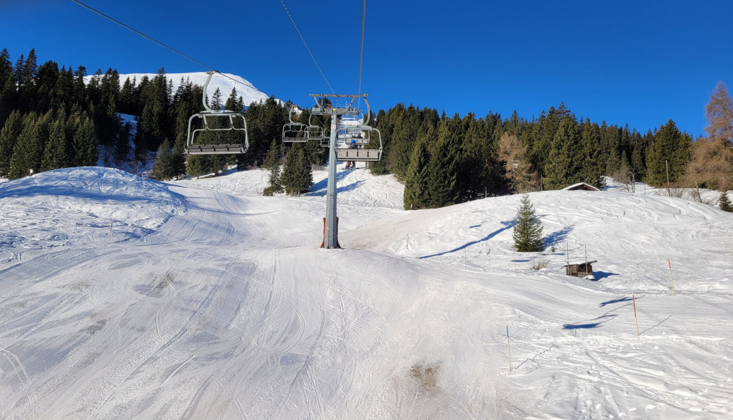 Endhang am oberen Sessel