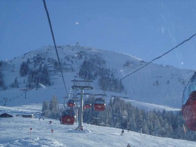 Gondelbahn Hohe Salve Strecke