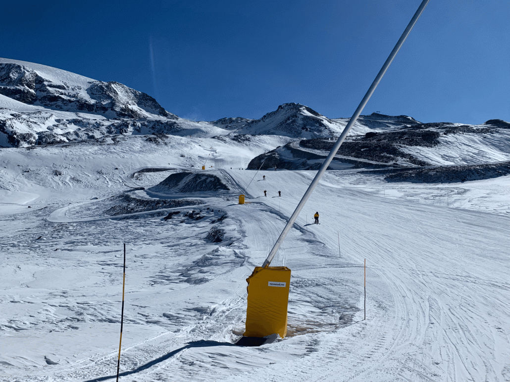 Die Italiener sind Weltmeister im beschneien.