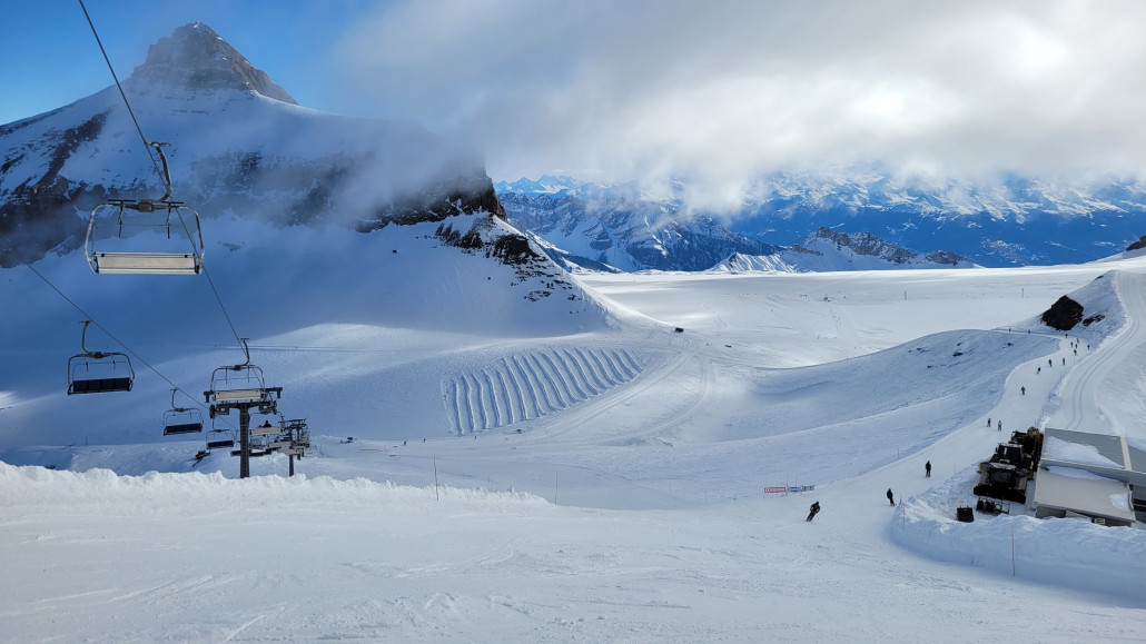 Scex Rouge, die Sonne setzt sich durch