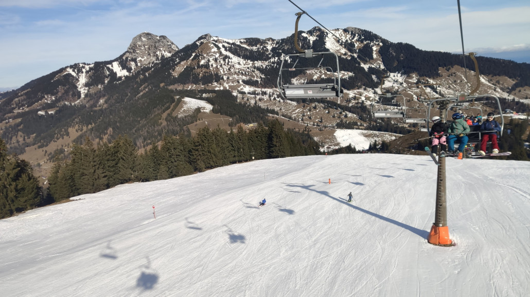 Kitzlahner mit Blick auf den Wendelstein gegen 11 Uhr