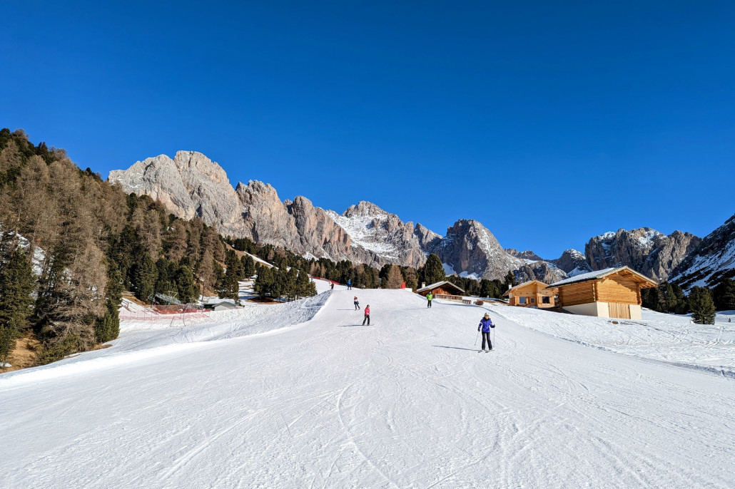 Abfahrt vom Col Raiser