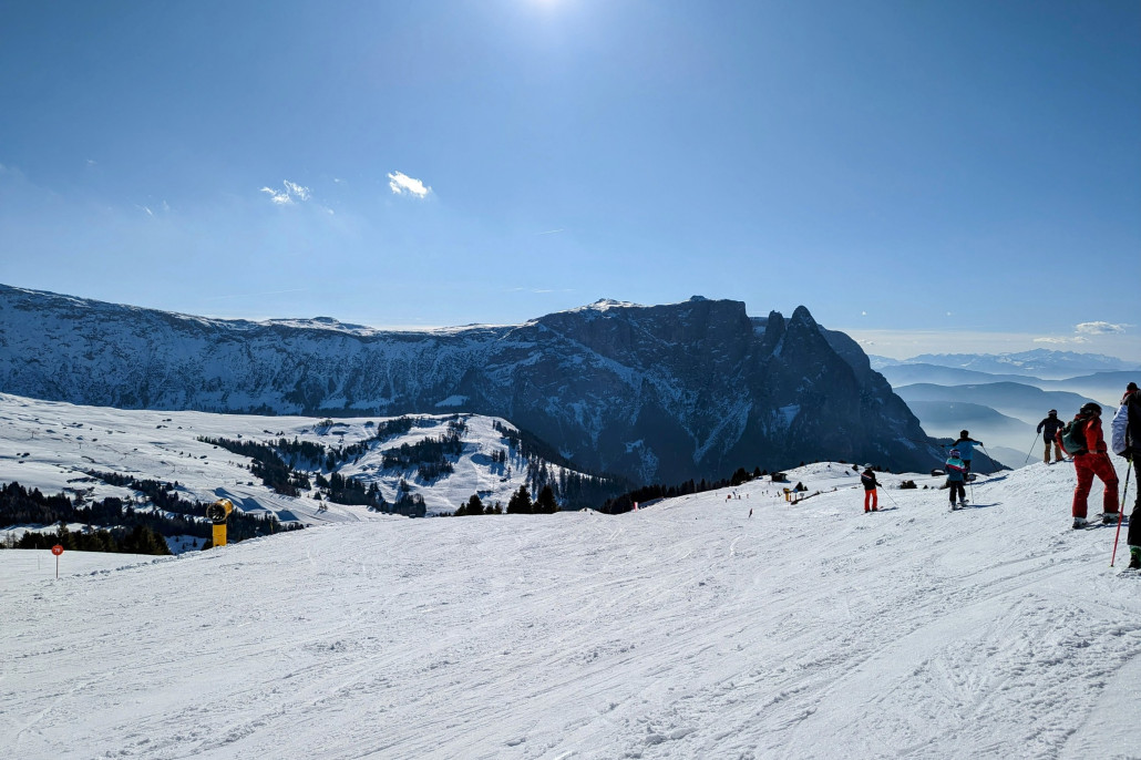 Piste oben am Puflatsch