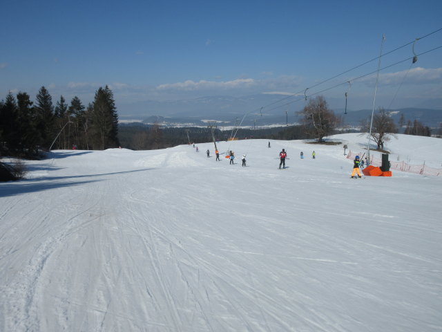 Zufahrt Talstation, rechts daneben der 1-SL Übung