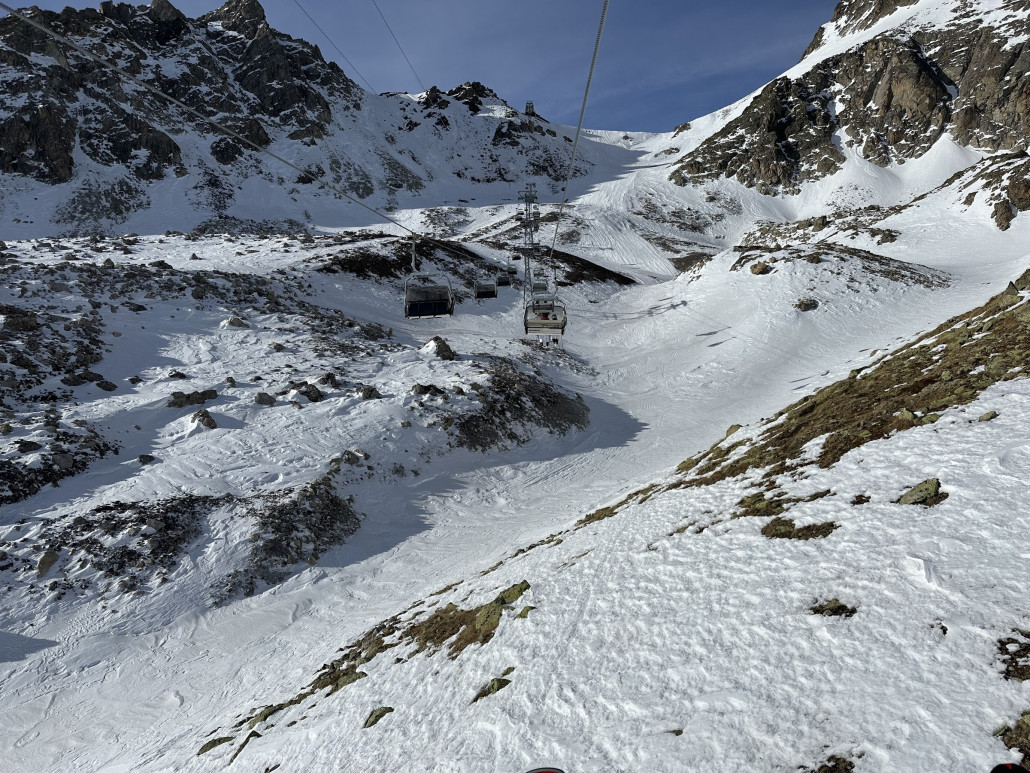 Fuorcla Grischa ist die einzige Hauptverbindung, die zu ist. Sie waren aber immerhin bemüht.