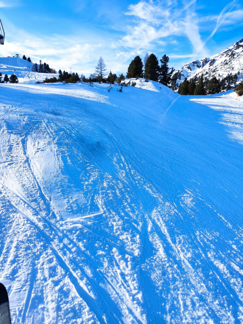 Monte Flu, Piste 6a kommt auch schon dunkel raus