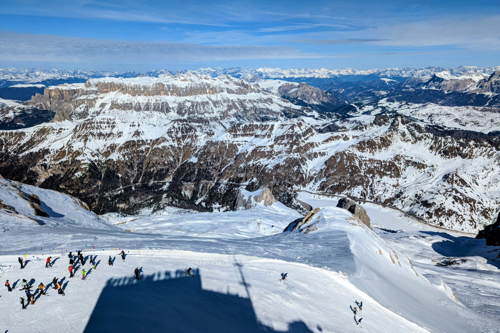 Nochmal Sellastock, sowie Porta Vescova, wenn man genau hinschaut