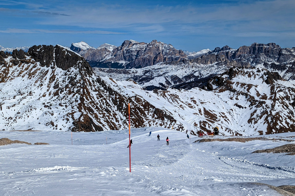 Und dann da hinten wieder hoch zum Padon