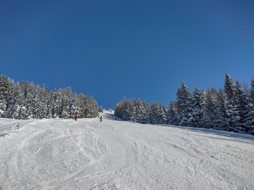 Wieder Abfahrt Nr. 24 zum Birkenhoflift.