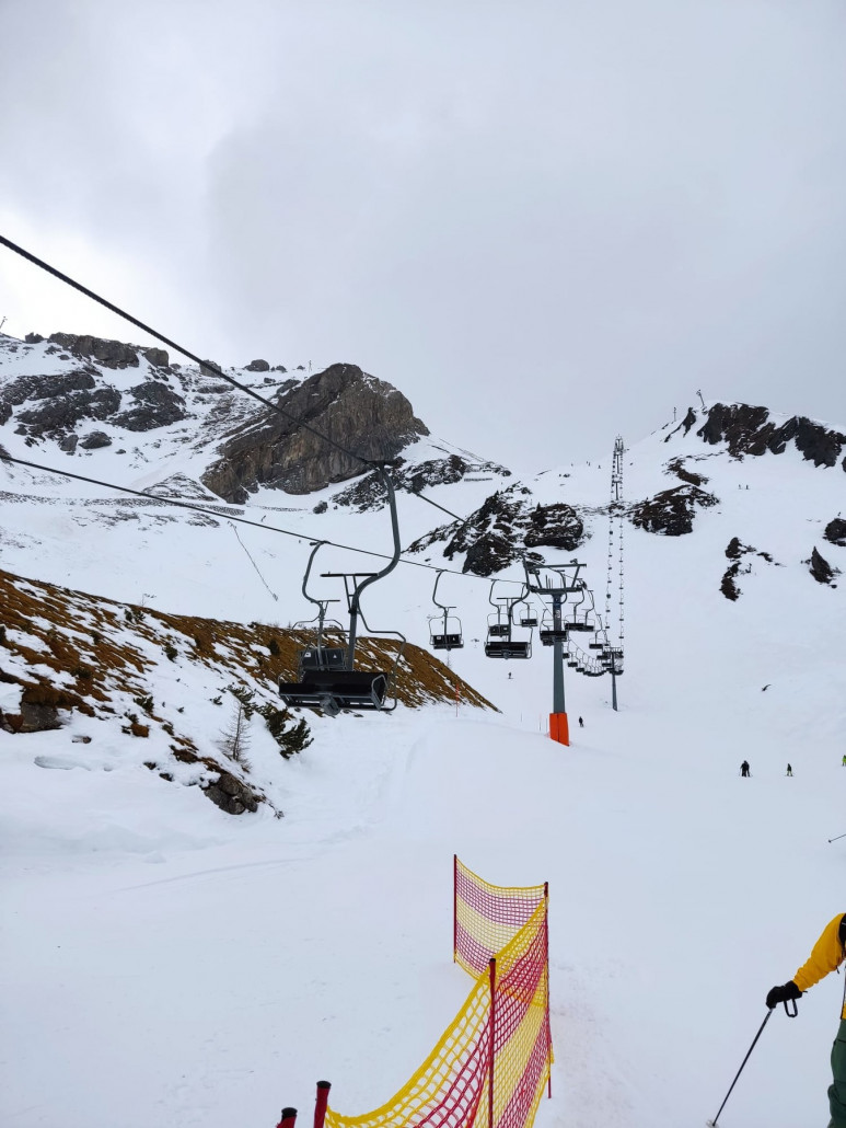 G2, auch hier sieht man wie wenig Naturschnee es hat