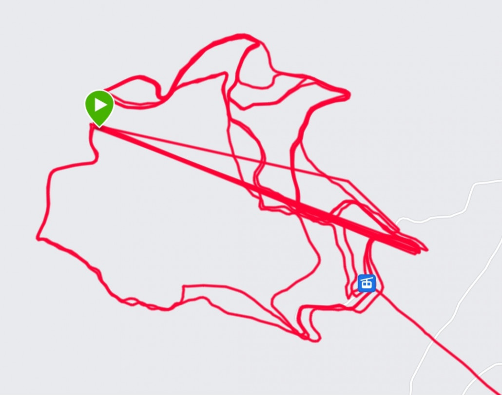 der "reale" Pistenplan