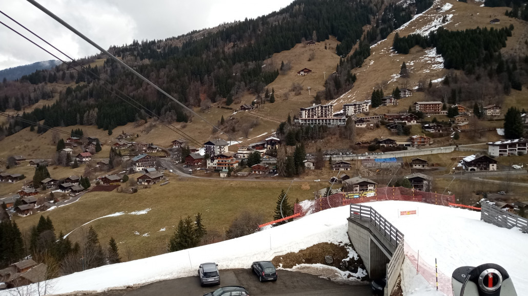 Blick auf die Trasse.