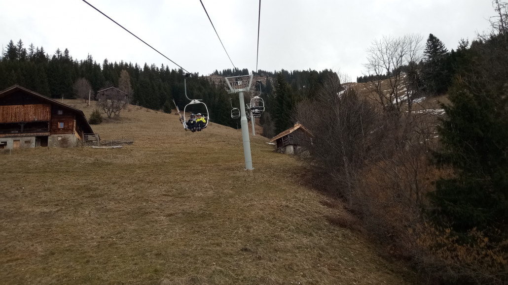 Und schon auf dem Weg nach oben!