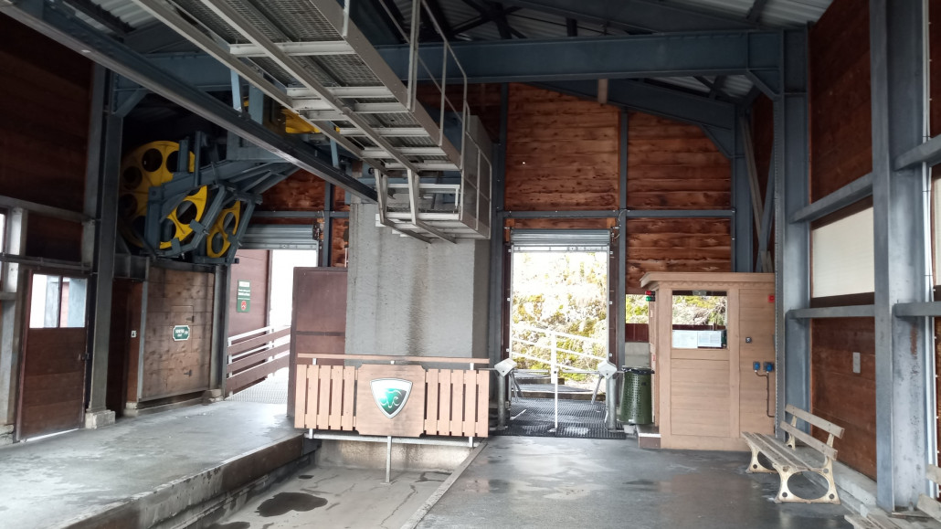 Blick in die Gegenstation