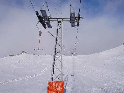 Flachstück. Zum Glück hat der Lift Borer Einzüge.