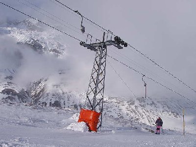 Wow ein anderer Skifahrer vor die Linse bekommen. Fast wie ein 6er im Lotto