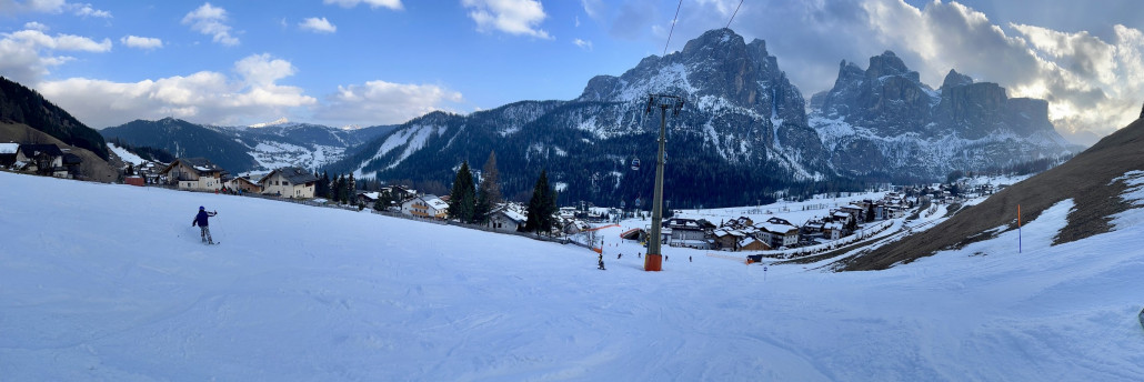 der Ausflug ins Edelweisstal um 16.35Uhr war von der Piste her zu vergessen, die Aussicht aber toll