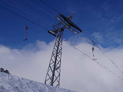 Kurz vor der Bergstation. Trotz Baujahr 1981 stammt die Technik welche hier verbaut wurde aus den 50er und 60er Jahren