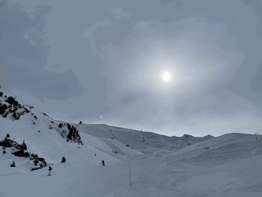 Ein bisschen merh Sonne und griffige Piste Abricotine