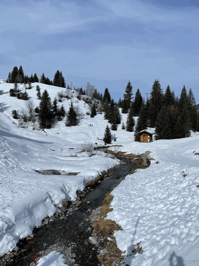 Und sogar ein winterlichte Stimmung