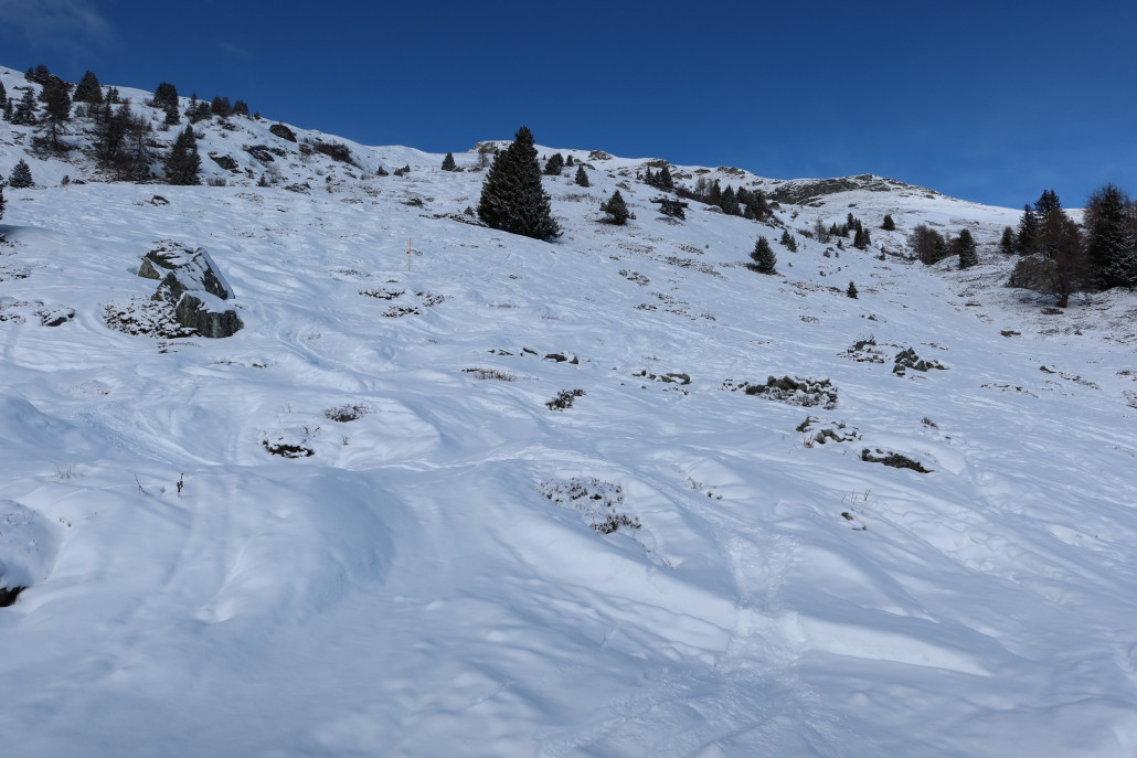 Noch irgendwie fahrbarer mittlerer Teil der Route
