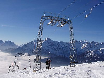 Nochmals der Skilift Pro da Lei 788m lang