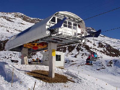 Nochmals die Antriebstation. Förderleistung 1200p/h