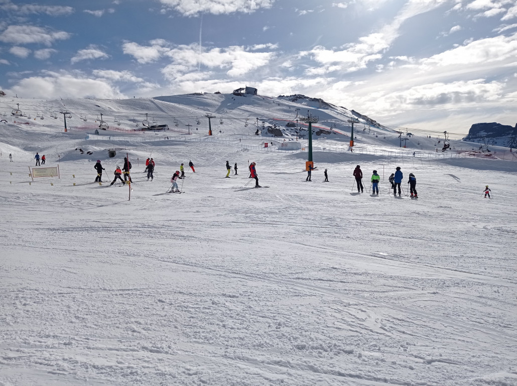 Am Belvedere tiefster Winter