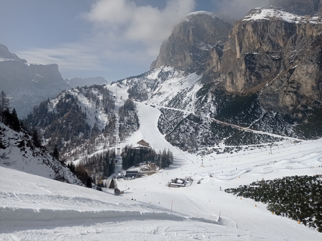 Die Schwarze am Col Pradat ist wieder top, Rest schon sehr weich